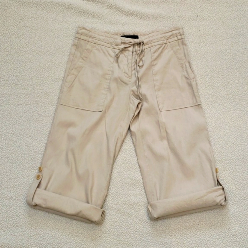 Linen knee length pants by Bcbgmaxazria